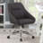 Jackman Brown Upholstered Adjustable Home Office Desk Chair-88702970