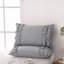 Ensemble de 2 taies d'oreiller à volants gris très grand, housse de coussin chic à volants, housses de coussin de 20 x 36 pouces, ensemble de 2 taies d'oreiller à volants vintage de style champêtre français, microfibre douce-123119334-123119339