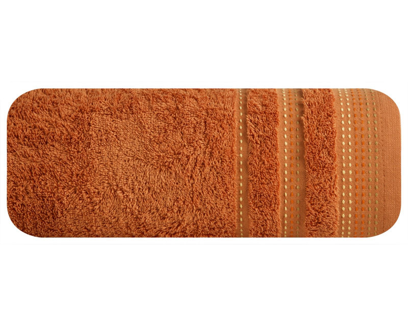 Hostnick Midweight Jacquard Hand Towel, Orange