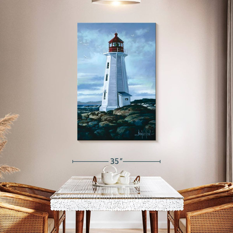 Phare de Lilie Peggy's Cove, H 48 po x l 32 po