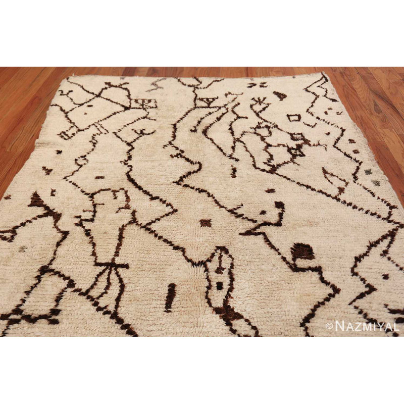 Moroccan One-of-a-Kind Runner 5'5" X 12'3" Hand Knotted Area Rug