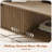 Coffee Tables for Living Room, Farmhouse Center Table with Hidden Storage and Fluted Sliding Door, Dining Table for Home Apartment Office-835913558