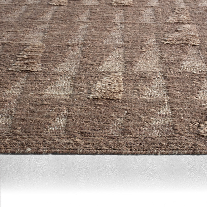 Hand Woven Wool Abstract Area Rug