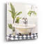  «Crisp Cottage Bathroom 1» par Silvia Vassileva, art mural en verre acrylique, 24 po x 24 po-780298364