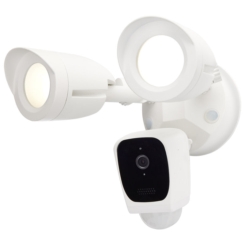 Lumière de sécurité étoile de mer avec caméra 20K 3000K CCT Starfish, Blanc