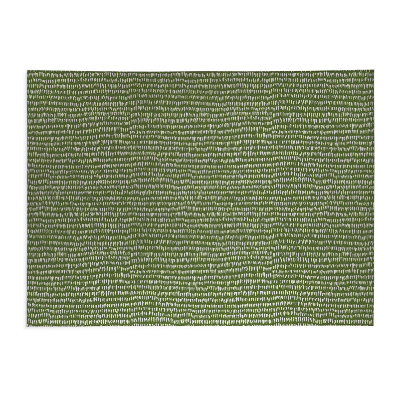 Tapis de cuisine Crops, Vert olive, Rectangle 5 pi x 7 pi