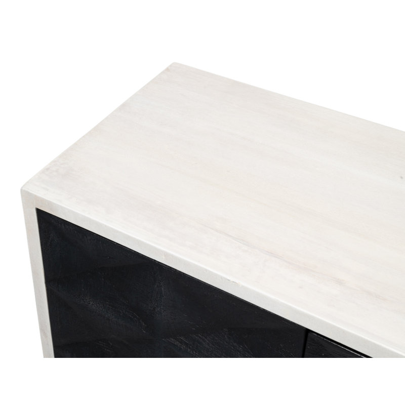 Asiger 72'' W Solid Wood Sideboard