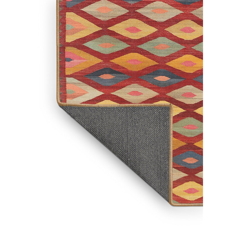 Geometric Indoor Rug, Rectangle 8' x 10'