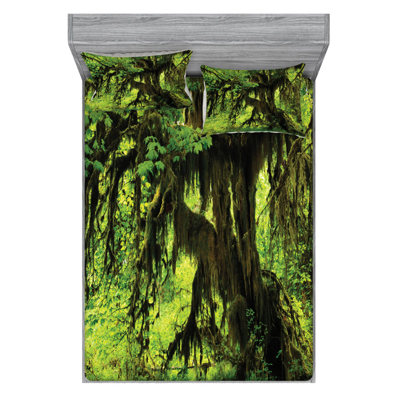Microfiber Sheet Set, Queen Sheet Set with Fitted Sheet