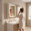 Glass Round Wall Full Length Mirror