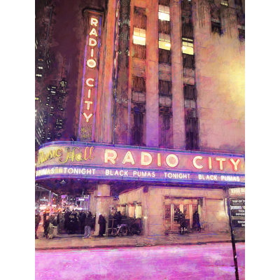 Radio City Music Hall Black Pumas by Grotto Studios