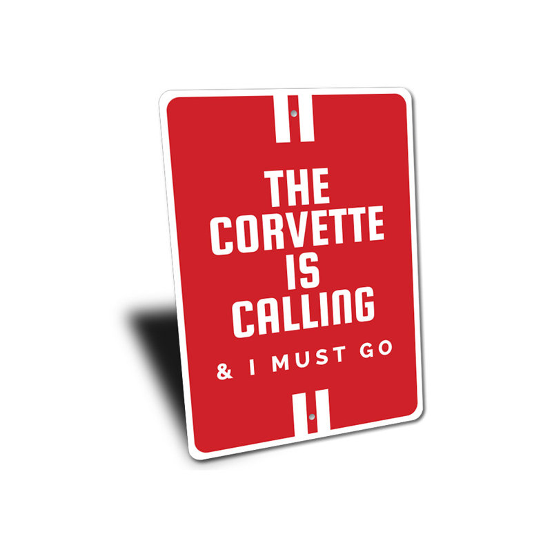 La corvette appelle Chevy, H 18 po x l 12 po x P 0,06 po