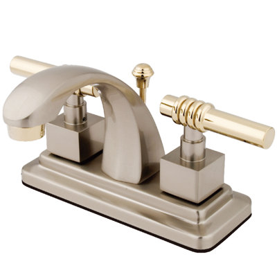 Milano Centerset Bathroom Faucet with Drain Assembly
