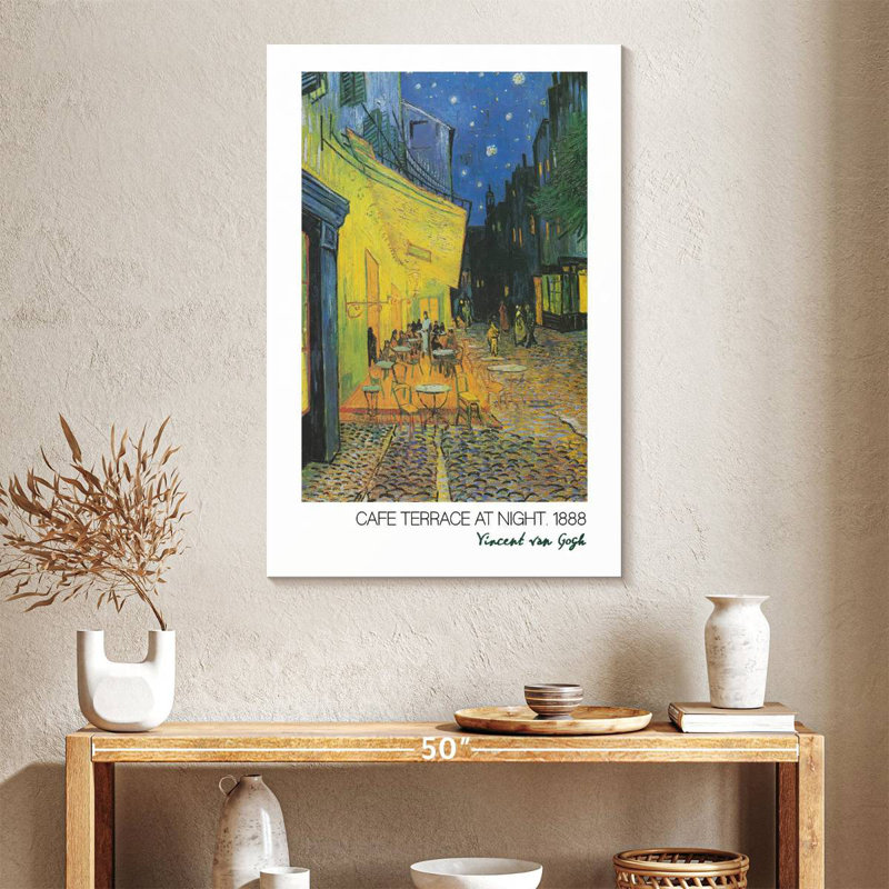 Affiche de l'exposition Cafe Terrace Van Gogh, H 39 po x l 26 po