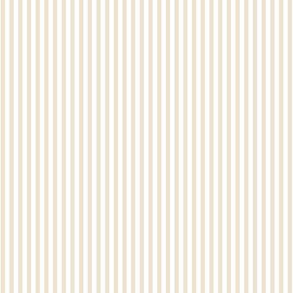 Rouleau de papier peint à rayures 32,7 pi x 20,5 po Tampa, Crème / Blanc