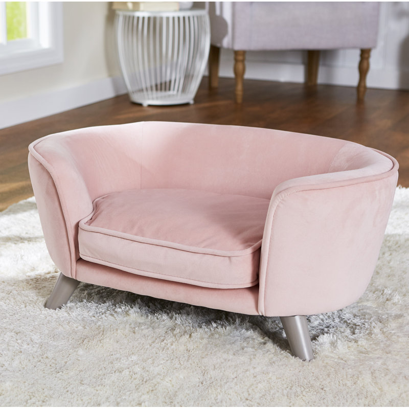 Polyester Pet Bed, Blush
