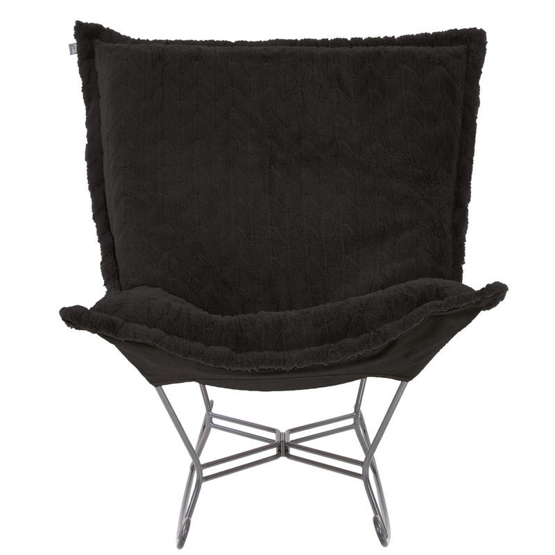 Volant Puff Rocker Angora Ébène, Ébène