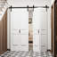 Porte de grange pliante 84 po 84 po-115223990