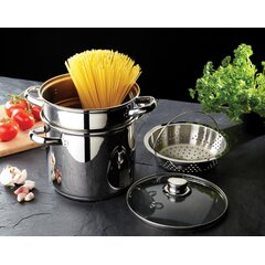 Steamer Basket 21cm Food Steaming Rack Steamer Insert for Meat Dim Sum Seafood, Silver