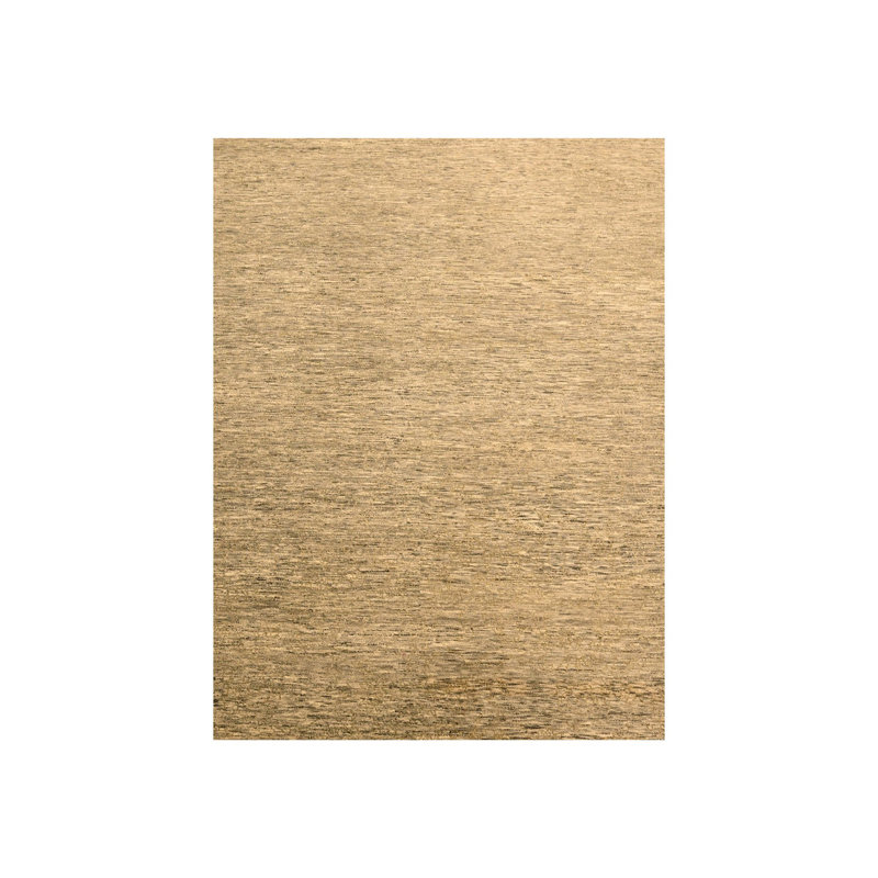 Tapis brun uni en laine noué à la main 8 pi 10 po x 11 pi 10 po DB3798705FD44A79847C6C992D1F7F1A