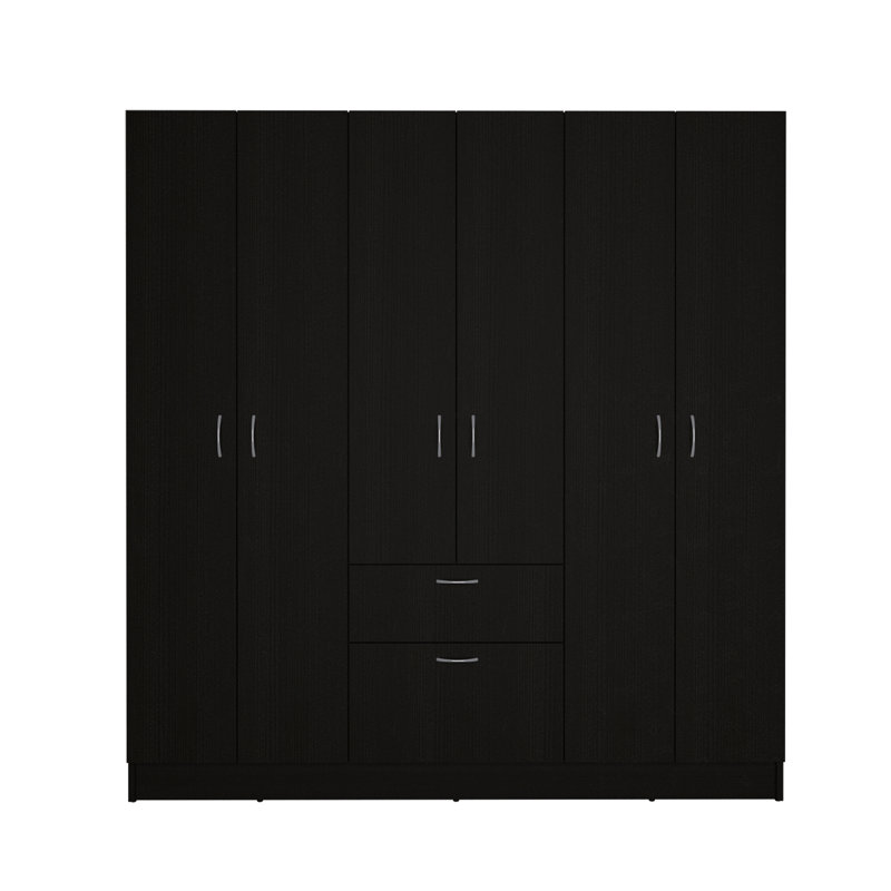 Armoire rectangulaire 1 tiroir 6 portes