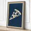 Pepperoni Slice Retro - Wrapped Canvas-711871254-711871255