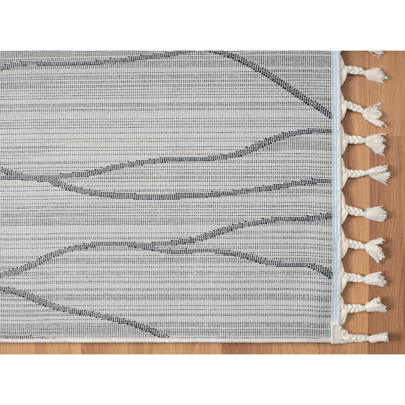 Serenity Tapis white Rug, Runner 80 x 250cm
