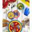 24 Pieces Coloured Cutlery Set, Service For 6