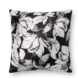 Floral Reversible Throw Pillow
