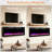 Wall Mounted Electric Fireplace With 12 Flame Colors And Wifi Function In Black-675147466