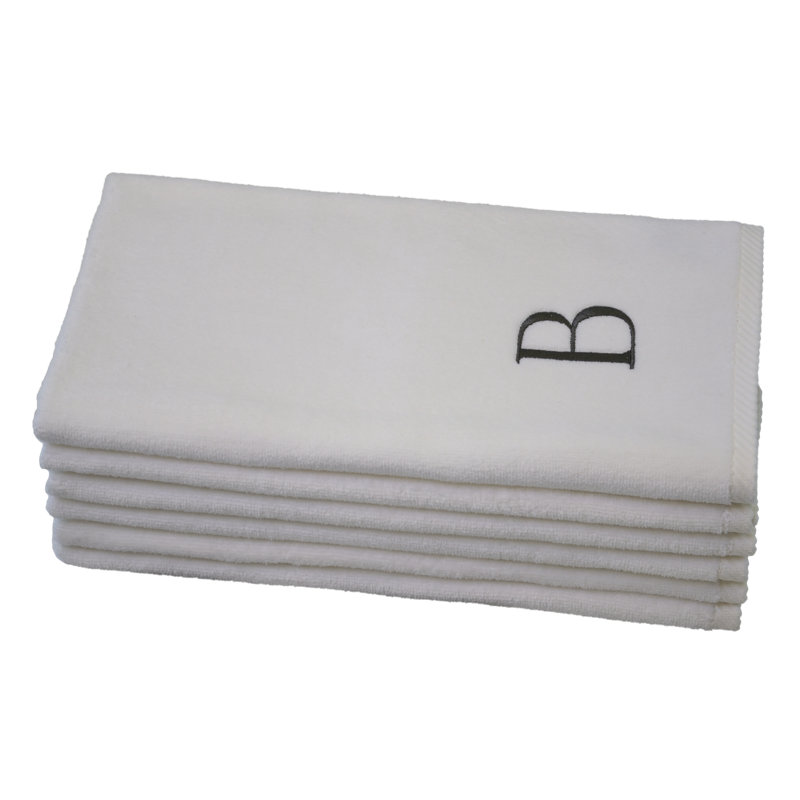 Bohanon Monogram Turkish Cotton Hand Towel, B