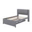 Lit plateforme double avec lit gigogne-107167760