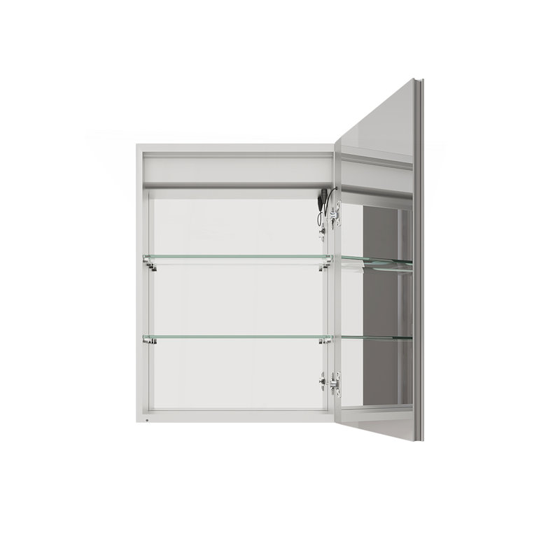 Armoire de salle de bain avancée avec miroir DEL et fonctions multiples pour une utilisation optimale