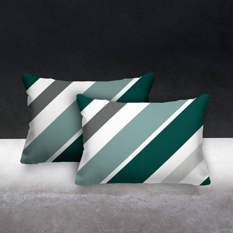 Coussin lombaire intérieur / extérieur Manda, Émeraude