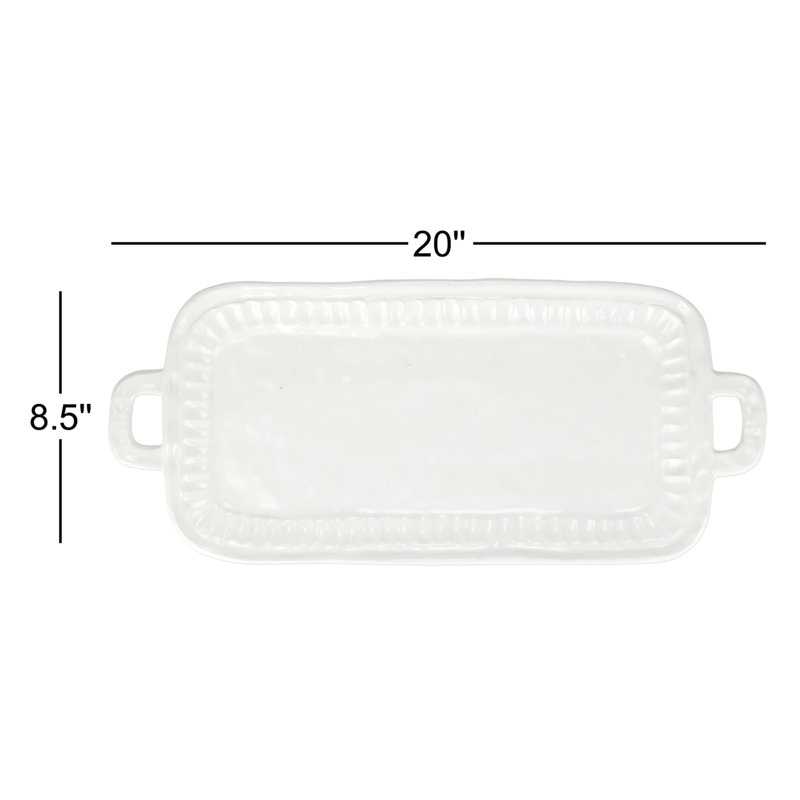 Pietra Serena Ceramic Platter