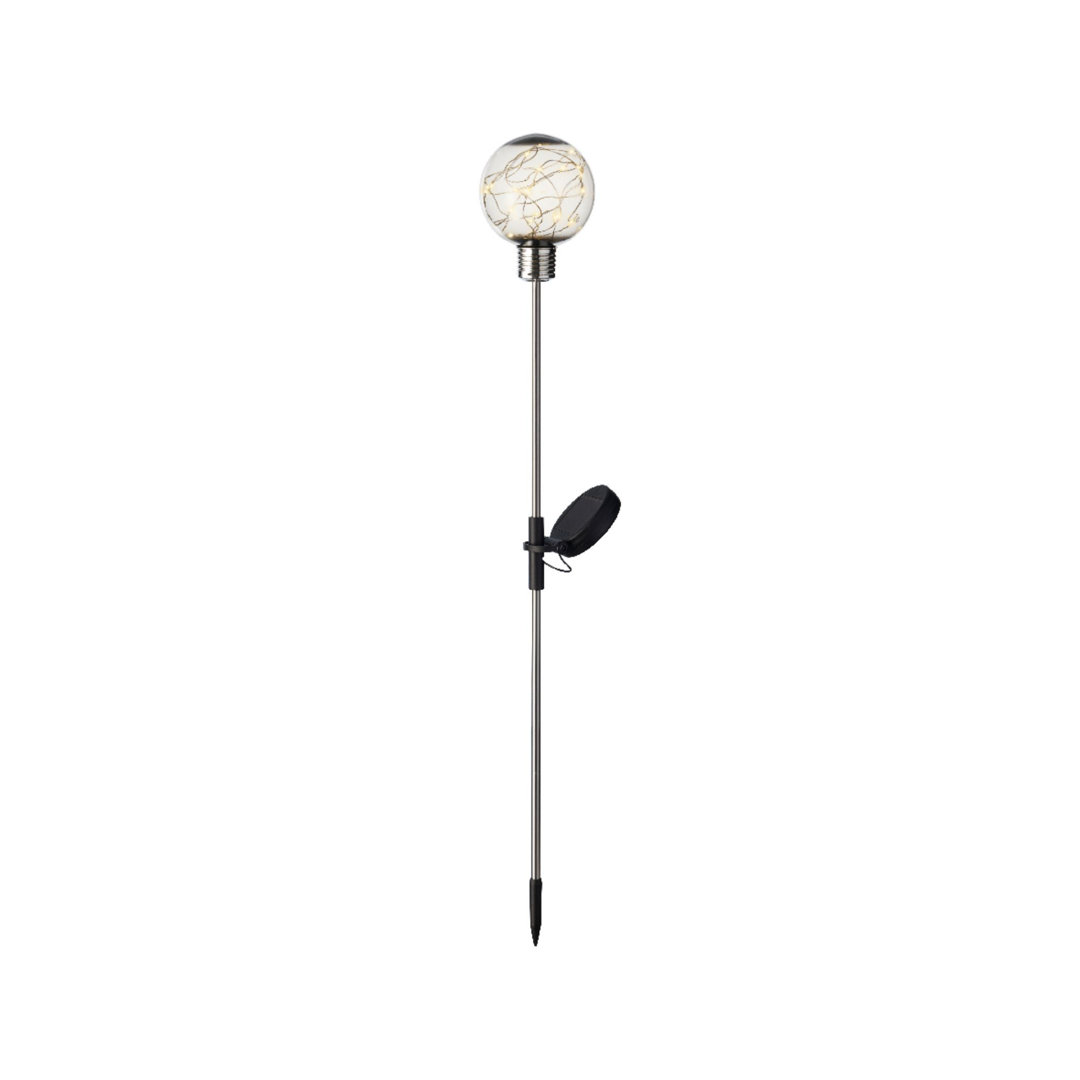 Amillia Chrome Solar Powered Metal Pathway Lights