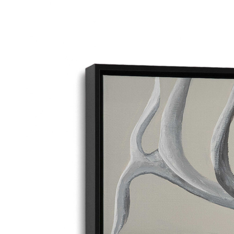 «Wail Bugle» par Diane Fifer, reproduction d'art, L 40 x H 30, Toile avec cadre, Noir
