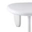 Table de bout blanche ultrabrillante