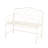Outdoor Garden Bench-White-1070218990