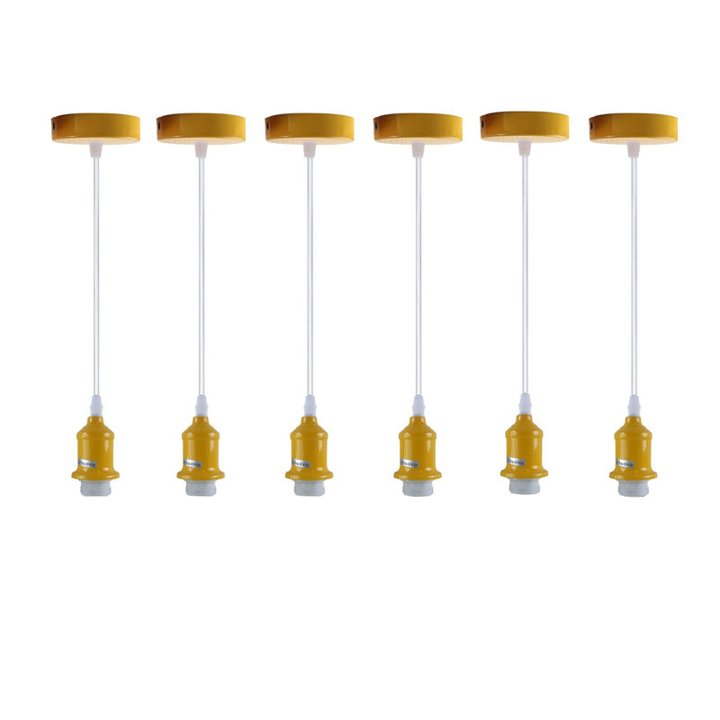 Ivelin 6 - Light Single Pendant, Yellow