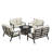 Osckar 8 - Person Patio Conversation Set with Cushions-1148201114