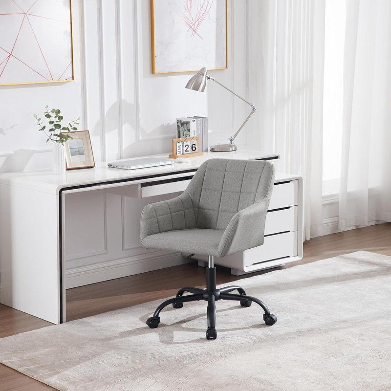 17 Stories Printice Office Chair, Grey