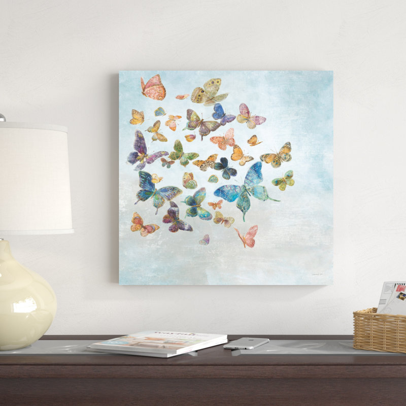 Beaux papillons avec lumière V3, H 20 po x l 20 po