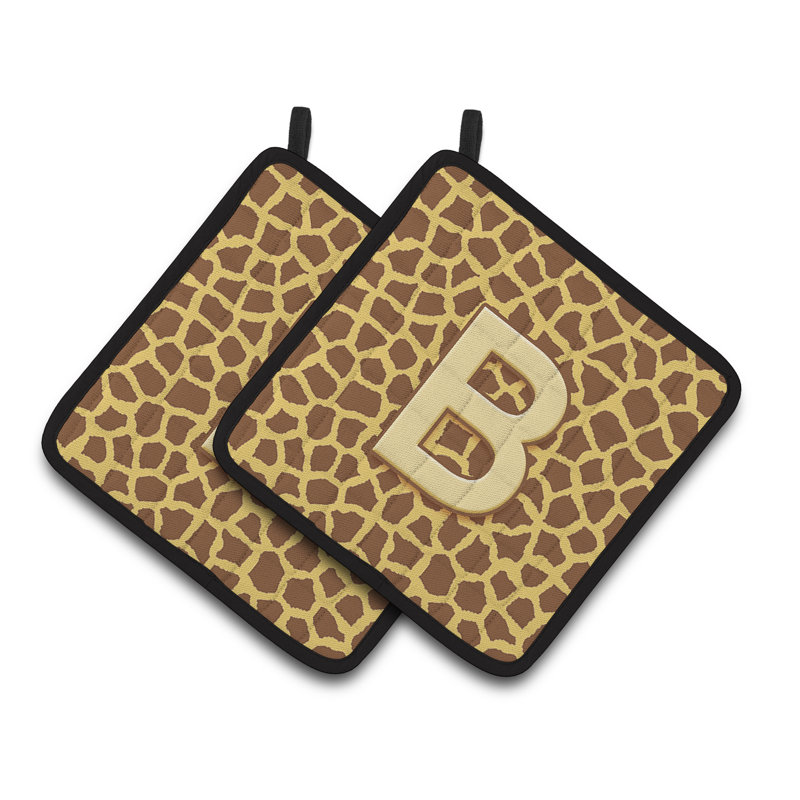 Brown/Yellow manique (ensemble de 2), B