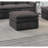 Contemporary 1pc Ottoman Modular Chair Sectional Sofa Living Room Furniture Mink Morgan Fabric- Suede-2142092929