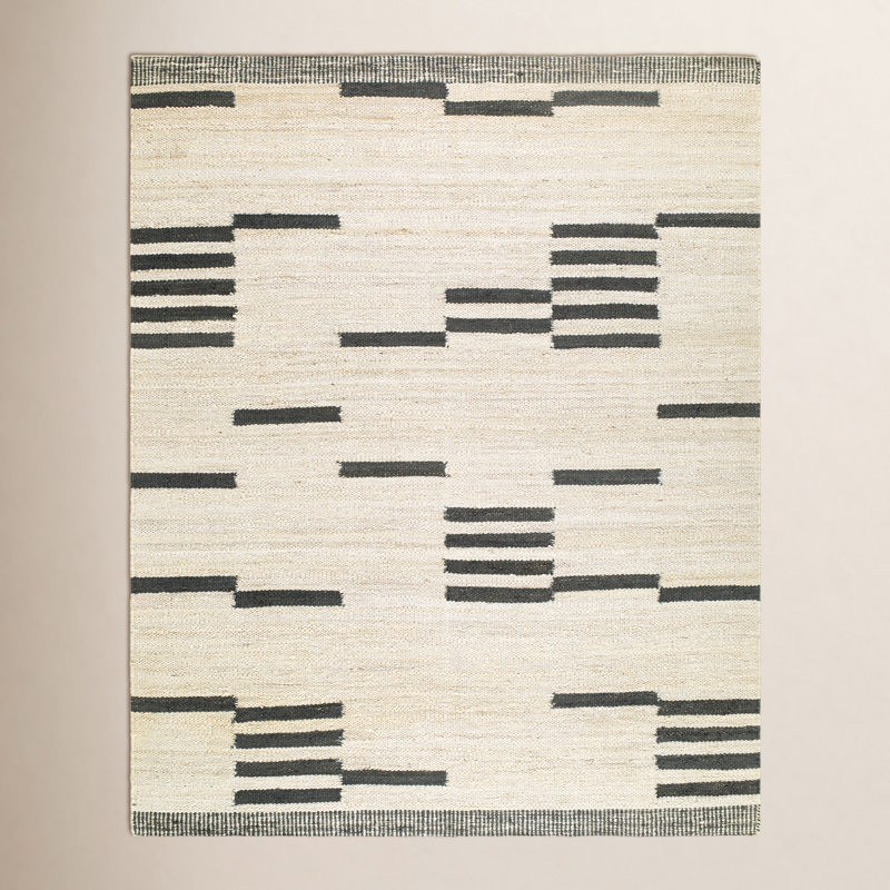Ambler Hand-Woven Moroccan Jute Rug, Rectangle 8' x 10'