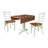 Dulciana 3 Piece Drop Leaf Dining Set