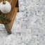 Carreau de mosaïque de plancher et de mur en marbre aiguisé à motif de chevrons 12 po x 12 po Terra Bella