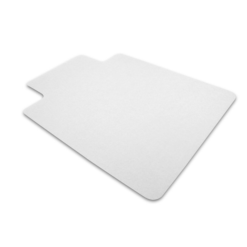 Valuemat Vinyl Lipped Chair Mat for Hard Floor - 48" x 51", 48" W x 51" D