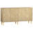 Herringbone Pattern 4-Door Cabinet